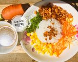 Hình bước làm 1 của món Cơm trộn kiểu mẹ