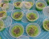 Foto langkah ke 3 dari resep Puding Buah Kaca Melon.