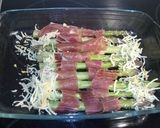 Foto del paso 3 de la receta: Espárragos trigueros con jamón y queso