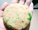 A picture of step 2 of Cheesy Aloo Tikki.