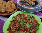 Foto langkah ke 5 dari resep Sambal Balado Pete Pindang Suwir.