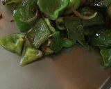 A picture of step 4 of Crunchy malai capsicum.