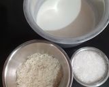 A picture of step 1 of Rice Payasam.