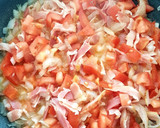 Foto del paso 1 de la receta: Pappardelle con berenjena, bacon y mozzarella