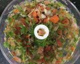 A picture of step 1 of Vegetable Besan chilla.