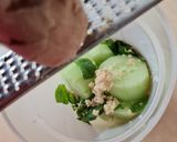 Foto del paso 2 de la receta: Licuado de pepino, albahaca, limón y jengibre fresco
