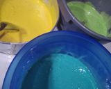 Foto langkah ke 6 dari resep Miniroll Rainbow Cake (kukus, lembut, gak amis).