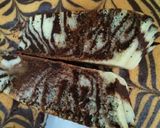 Foto langkah ke 7 dari resep Bolu Macan/Zebra Putih Telur (Rebake).