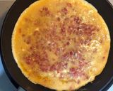 Foto del paso 5 de la receta Tortilla francesa de jamón serrano y queso