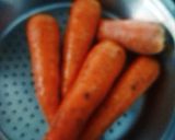 A picture of step 1 of Gajrela (Gajar ka Halwa).