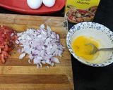 A picture of step 1 of Egg omelette.