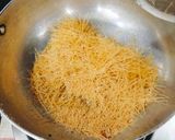 A picture of step 1 of Pink seviyan kheer / Gulabi seviyan kheer/ vermicelli pudding.