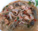 รูปขั้นตอนการทำที่ 4 ของ แกงหยวกกล้วย ใส่ไก่