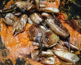 A picture of step 5 of Rajasthani Stuffed Eggplant.