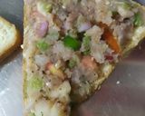 मुंबई वेजिटेबल ग्रिल्ड चीज़ सैंडविच रेसिपी चरण 3 फोटो