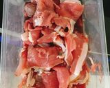 Hình bước làm 1 của món Canh dưa chua bò