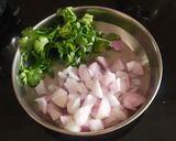 A picture of step 2 of Bhindi Peanut Masala.