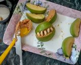 A picture of step 1 of Haloween party snacks.