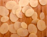 A picture of step 3 of Paneer Buterfly.
