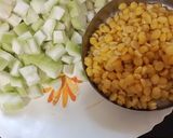 A picture of step 1 of Bottle gourd sabzi.