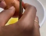 A picture of step 1 of Oilless basil egg.
