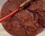 Une image de l'étape 1 de °mousse de betterave, mascarpone framboise°.