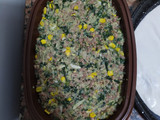 Tarta de carne y espinaca