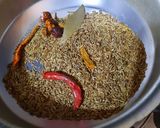 A picture of step 1 of Dahi bara masala.