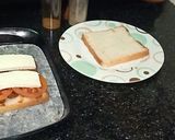 A picture of step 2 of Amritsari paneer chole sandwich.