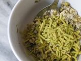 Spicy sprout moong parantha