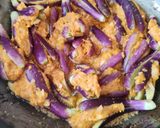 A picture of step 10 of Gutthi vankaya.