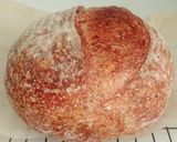 Foto langkah ke 28 dari resep Flaxseeds Ubi Ungu Swirl Sourdough Bread.