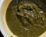 A picture of step 6 of Sarson ka saag.