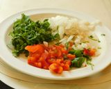 A picture of step 1 of Pudla Sandwich (Mumbai Zaveri Bazaar's Famous Bread Pudla).