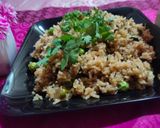A picture of step 11 of Methi matar pulao.