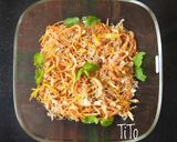 Hình bước làm 2 của món Bì cuốn chay