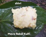A picture of step 3 of Mava Rabdi kulfi.