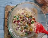 A picture of step 3 of Eggless Fruit Cake Without Oven.