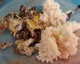 Foto del paso 3 de la receta: Hígado con huevo y arroz con queso 👌
