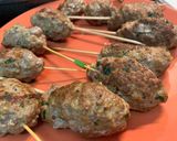 A picture of step 4 of Lamb Koftas.