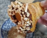 Foto del paso 22 de la receta Tarta de nata y mermelada de arándanos con conos de hojaldre