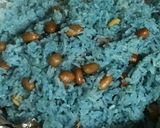 Hình bước làm 6 của món Xôi hoa đậu biếc mặn ngọt