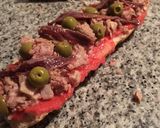 A picture of step 3 of Tuna, Anchovy, and Olive Sandwich – My Favorite! 😍.