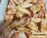 A picture of step 1 of Honey wings.