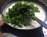 A picture of step 4 of Spinach corn toast.