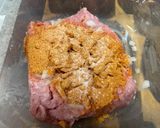 A picture of step 8 of BBQ Pork n’ Cheddar Burger.