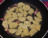 Foto del paso 3 de la receta: Conejo con alcachofas patatas y jamón