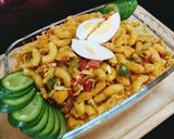 A picture of step 7 of Savory, Spicy Tikka Macroni 🍝🍊🍊🍜.