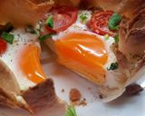 Φωτογραφία βήματος 5 της συνταγής Tortilla egg cups (τορτίγια με αυγό σε ατομικό μπολάκι)