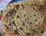 A picture of step 2 of Gram feeling Paratha.